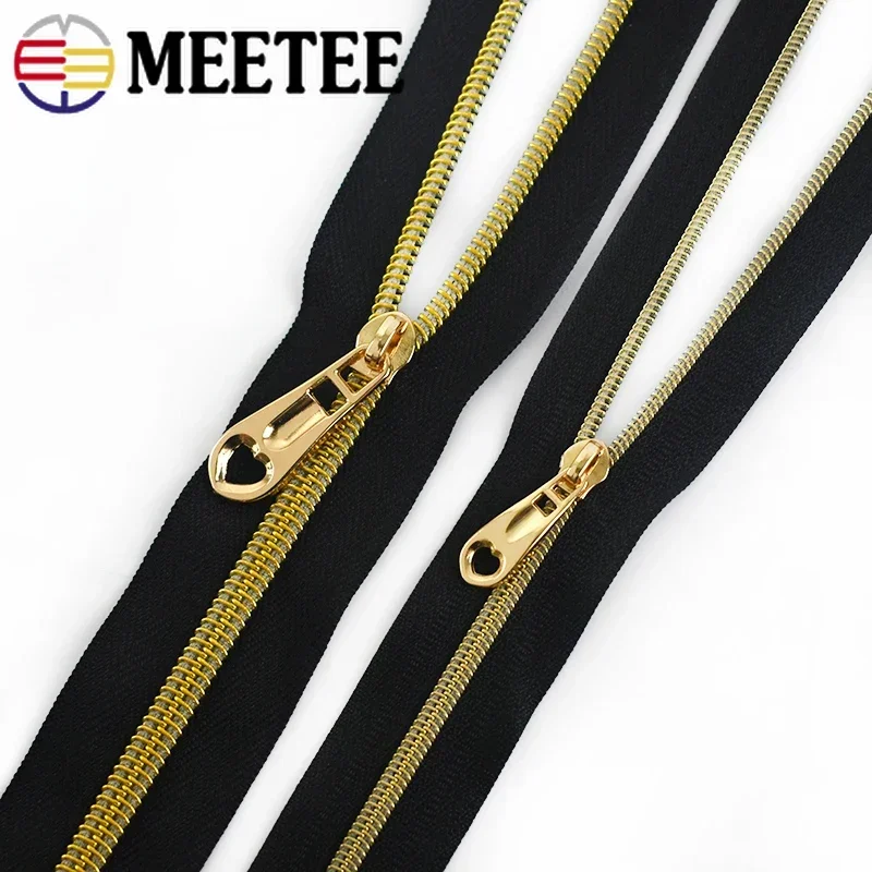 10/30Pcs 3# 5# Zipper Pulls for Nylon Zipper Tapes Heart Zipper Sliders for Sewing Zips Head DIY Repair Kits Bag Accessories