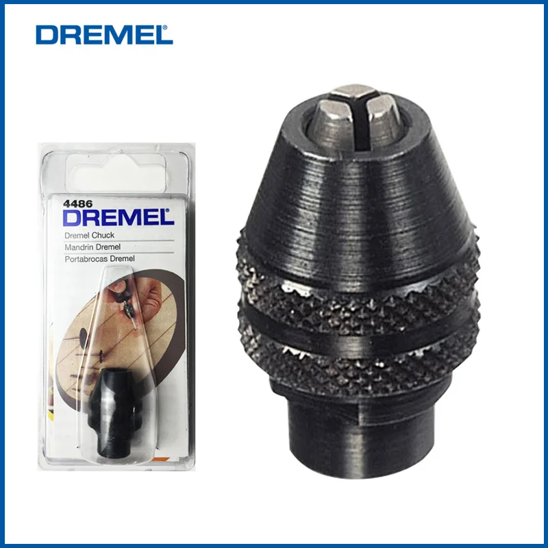 Dremel 4486 Drill Chuck Keyless Quick Change Multi Drill Chuck 0.8-3.2mm For Dremel Electric Rotary Tools 3000 4000 8220 8100