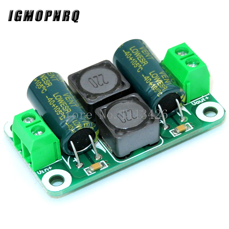 0-50V 4A DC power supply filter board Class D power amplifier Interference suppression board car EMI Industrial control panel