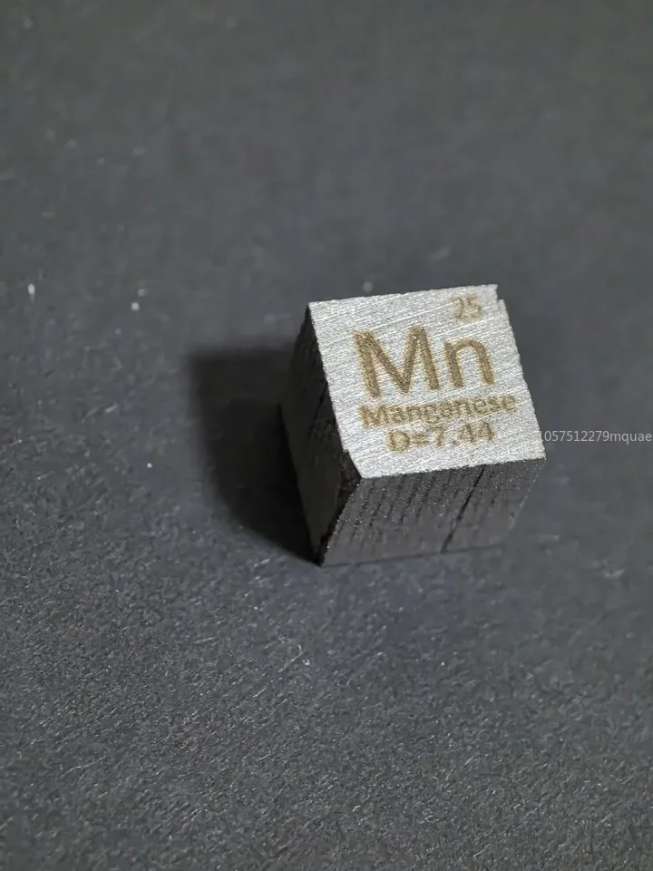 Metallic Luster, Obvious Large Chipped Edges, Metal Manganese Cube, Third-generation High-density Defective Product