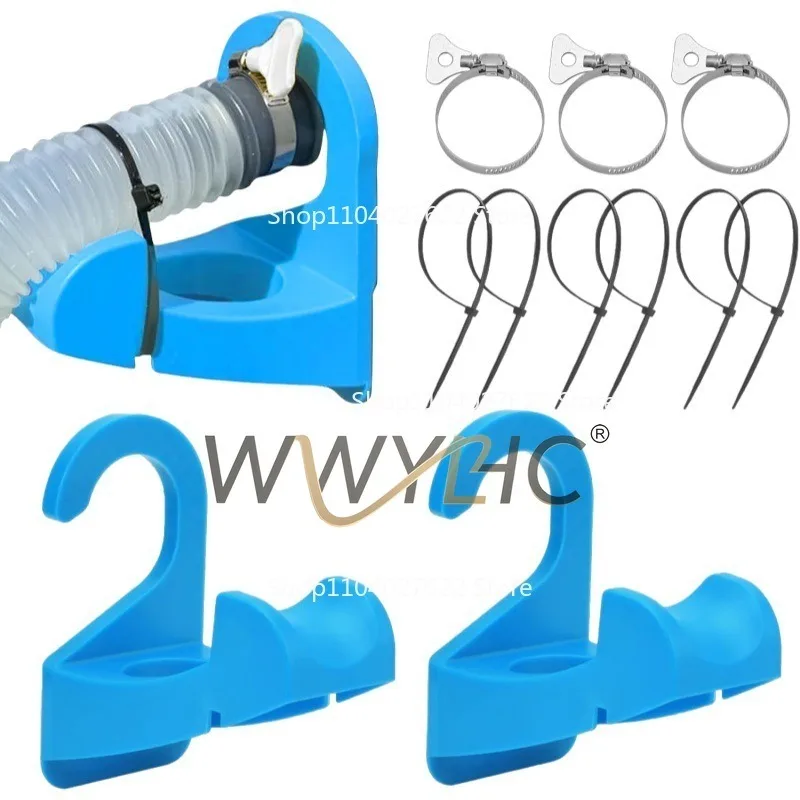 

3-Pack swimming pool pipe bracket compatible with Intex Pools for above-ground swimming pools