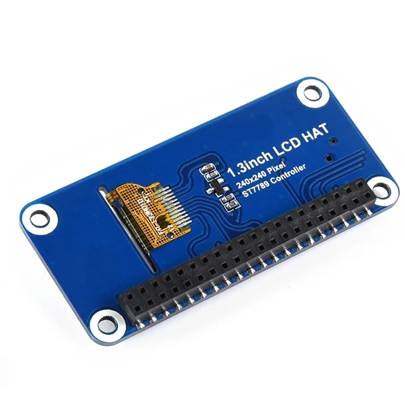 

Reliable1.3Inch 240X240 Pixels IPS LCD Display HAT For Raspberry Pi, SPI Interface, Works For Raspberry Pi Zero/Zero W/Zero WH/2