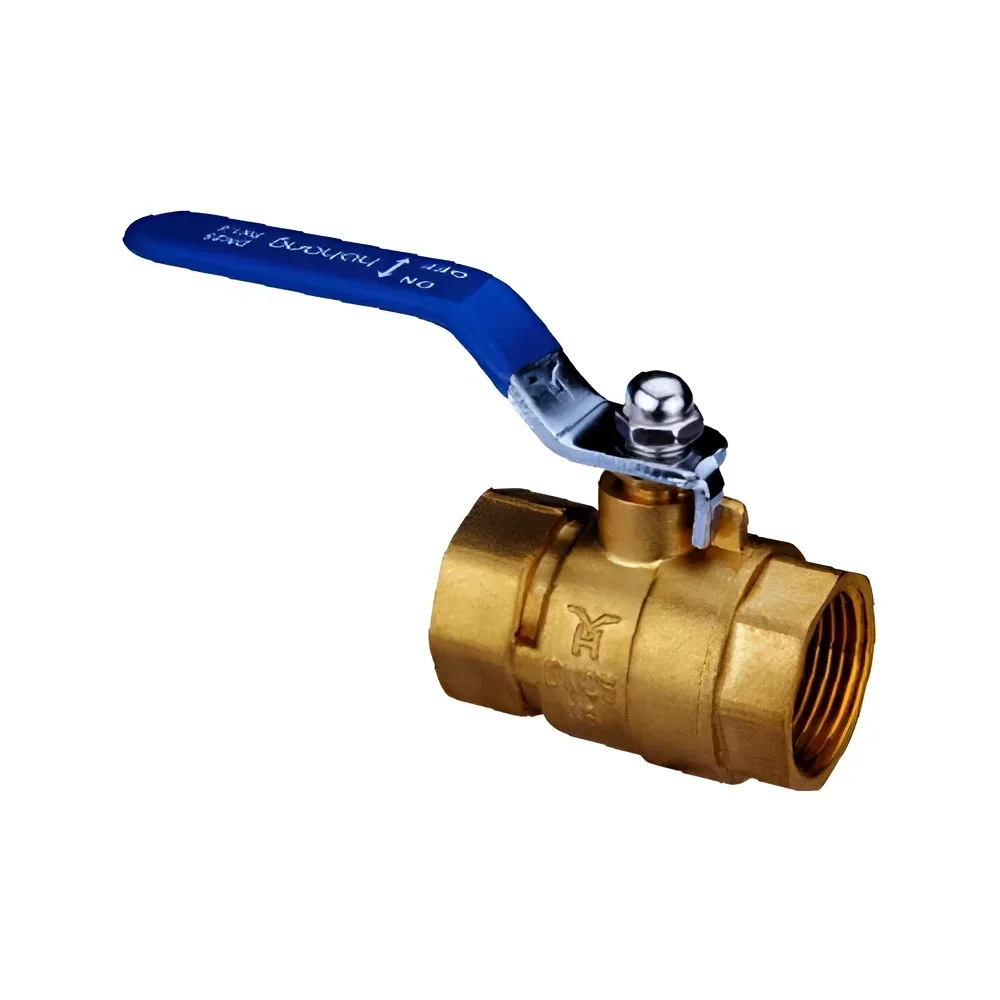 Brass Heavy Duty Full Bore Ball Valve With Manual Internal Thread Two-Piece Ball Valve Normal Temperature Manual Copper