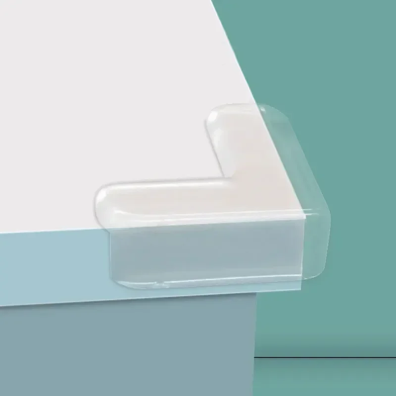 4 pçs/set bebê silicone seguro protetor de canto guardas de borda de segurança para proteção infantil capa almofadas de ângulo acessórios de guarda de segurança