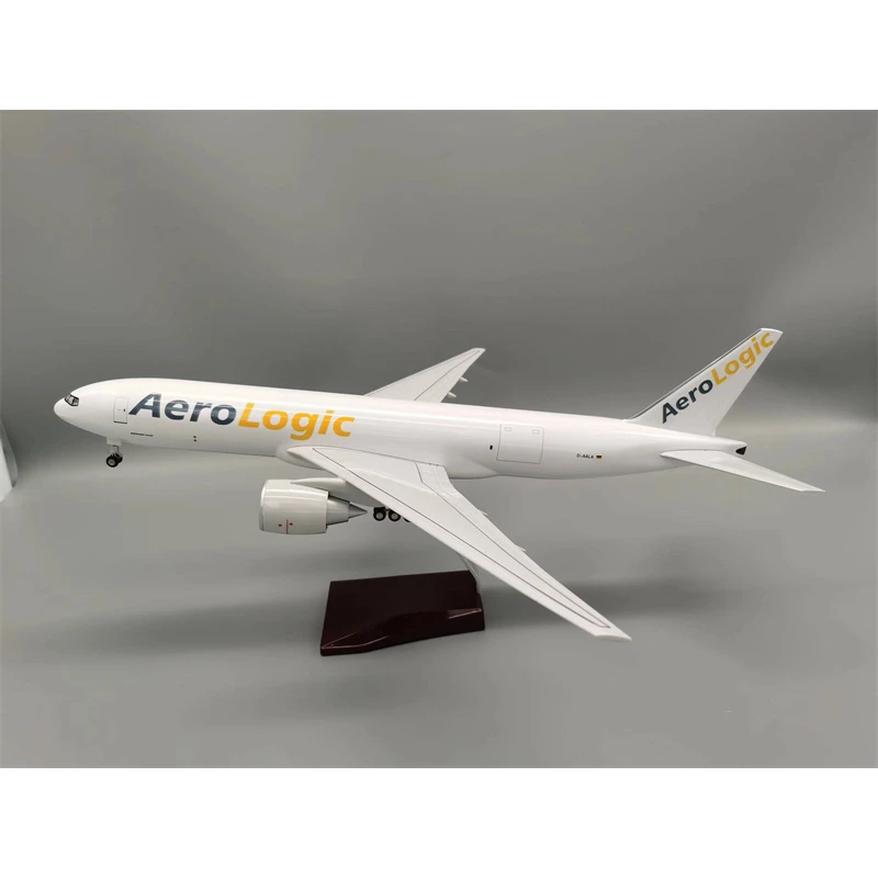 

1/142 Scale 43cm Airplane Lufthansa Boeing B777-200 Aerologic Airlines Transport Aircraft Diecast Resin Plane Model Display