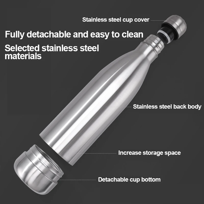 Secret Hidden Safe Steel Water Bottle Safe Money Box Secret Stash Spot Can Hidden Safes Storage Compartment for Cards Keys Cash