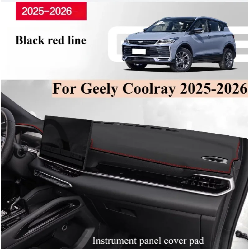 For Geely Coolray 2025-2026 Special Dashboard Mat Sun Protection Anti‑UV Dash Pad Auto Interior Parts