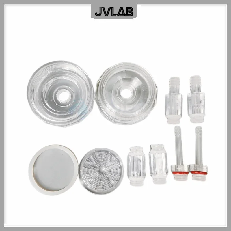 In-Line Filter Holder Polycarbonate Removable Filtration Head Reusable Membrane Filter Holder for Peristaltic Pump Vacuum Pump