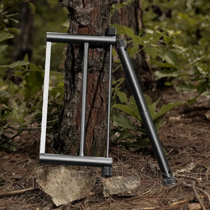 

Multifunctional Folding Wood Saw Aluminium Alloy Hand Saw Portable Mini Garden Bucksaw for Outdoor Camping Survival