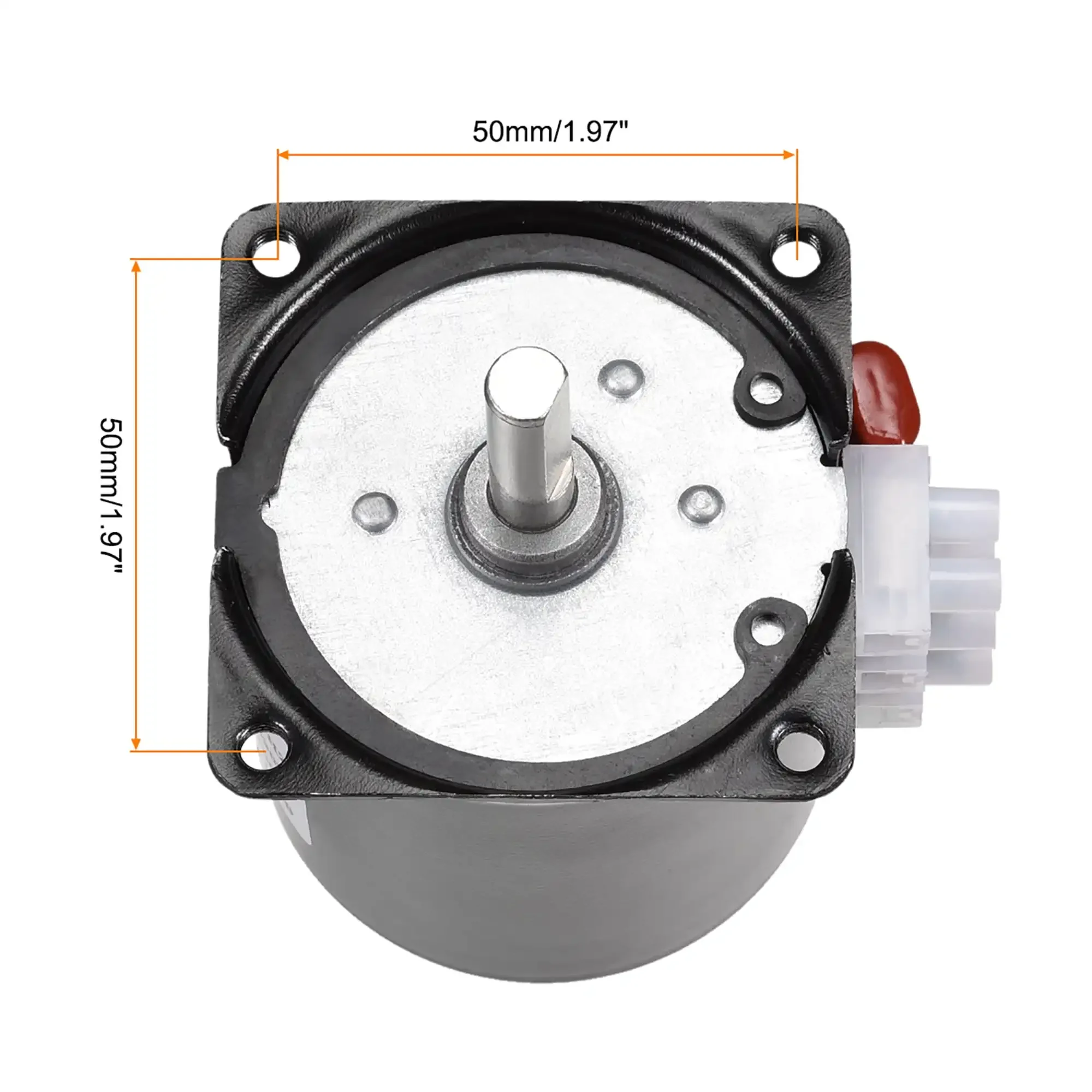 14W 60KTYZ AC110V/220V Electric Synchronous Motor Turntable Metal Gear CW/CCW 50/60HZ Center Shaft Diameter 8mm Gear AC motor