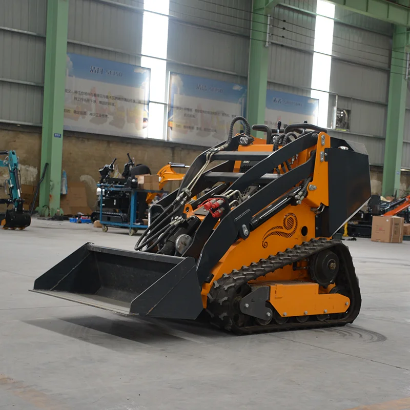 

Customized Free shipping price cheap skid steer loader with track heavy duty small skid steer loader