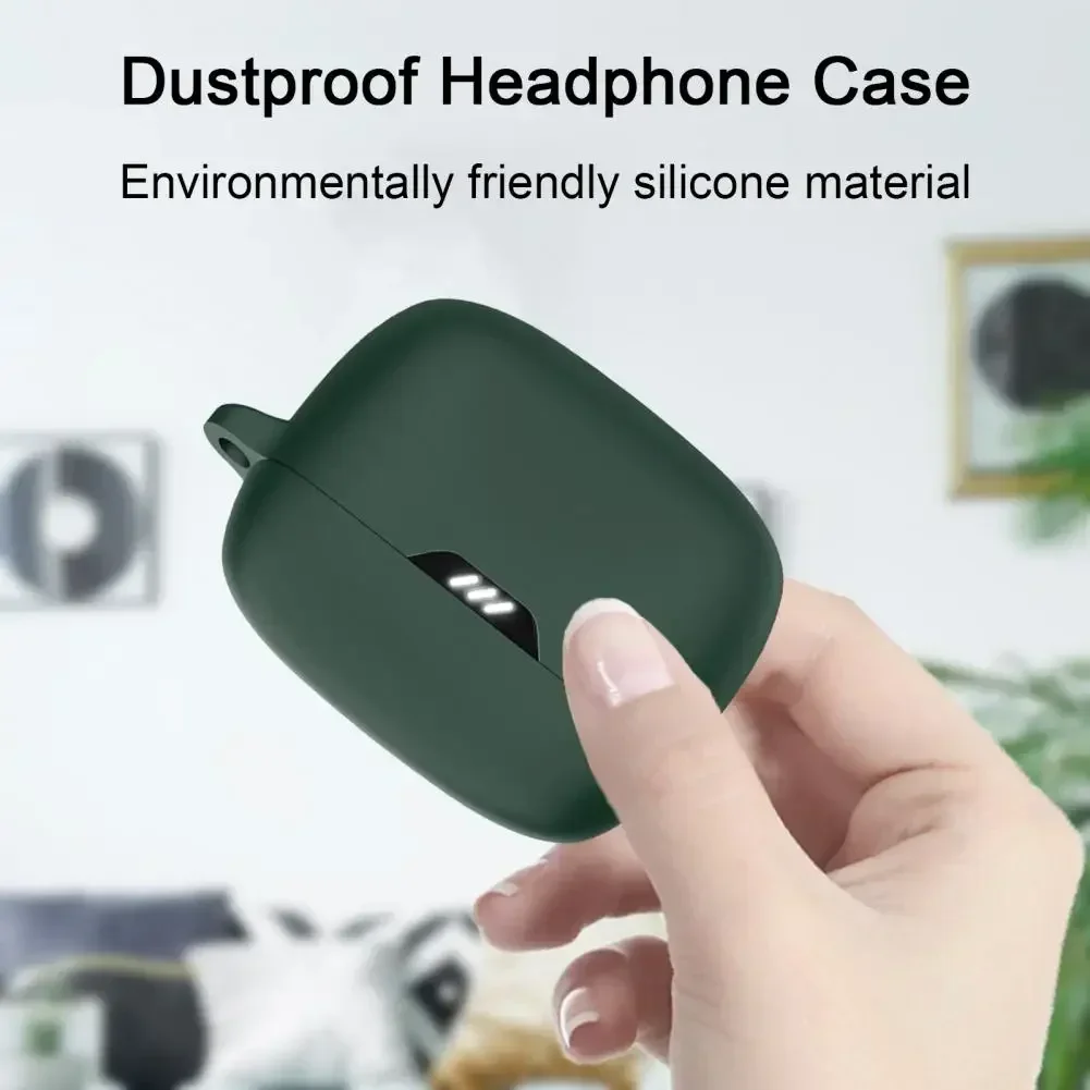 

Earphone charging case silicone protective cover Suitable for JBL TUNE BEAM Glass Pod Earphone Anti Drop and Dust Earphone Case，