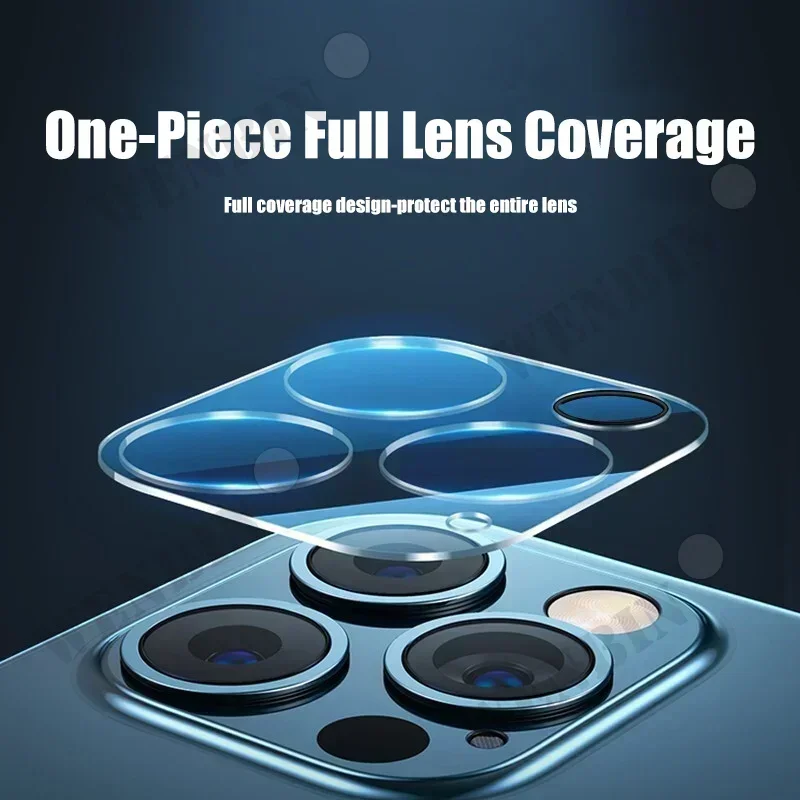 Camera Lens Protector Glass For iPhone 17 16 15 14 Pro Max 13 12 11 Pro Max Plus Full Cover Protective Glass For Camera Film