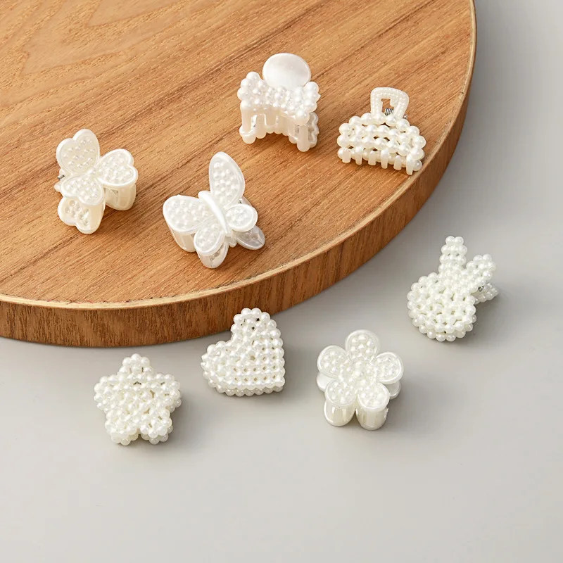 

10 шт./лот, женские аксессуары для волос, ретро мини-имитация жемчуга, коготь для волос, компактная изысканная заколка для волос, новый головной убор с челкой для девочек