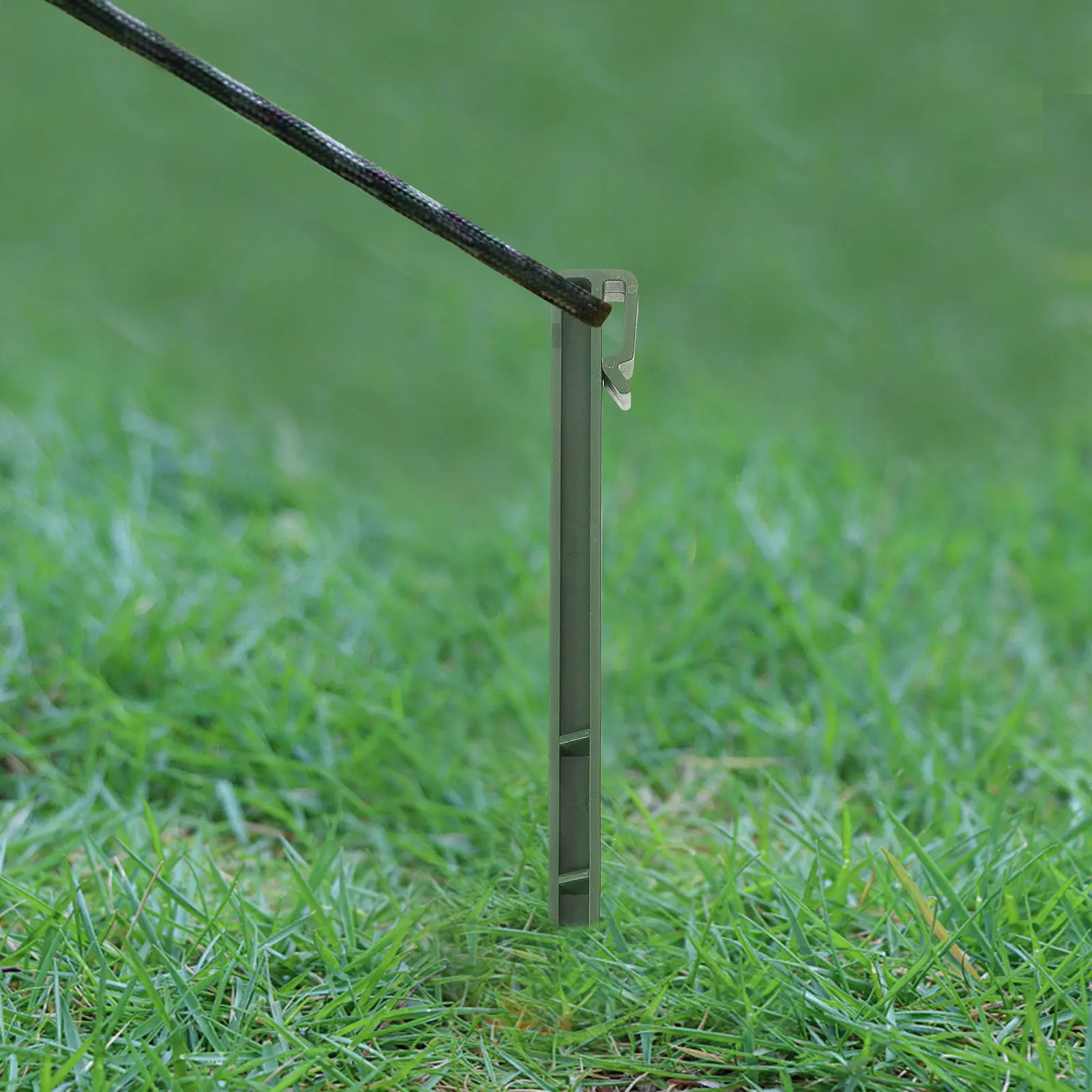 

20Pcs Tent Stakes Plastic Extra Length Thickened Durable Outdoor Camping Snow Sand Ground Pegs Heavy Duty Tent Stakes