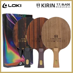 Original LOKI KIRIN K9 K10 K11 K7 hoja de tenis de mesa profesional de fibra de carbono apagado + hoja de Ping Pong con Material de superficie rígida