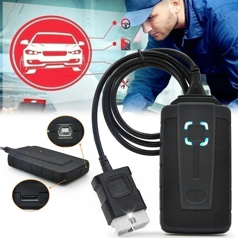 OBDII narzędzie diagnostyczne do samochodów dla Wow Snooper 2022 2023 2021 V5.008 R2 delpods OBD2 skaner ciężarówki samochodowy Bluetooth Keygen