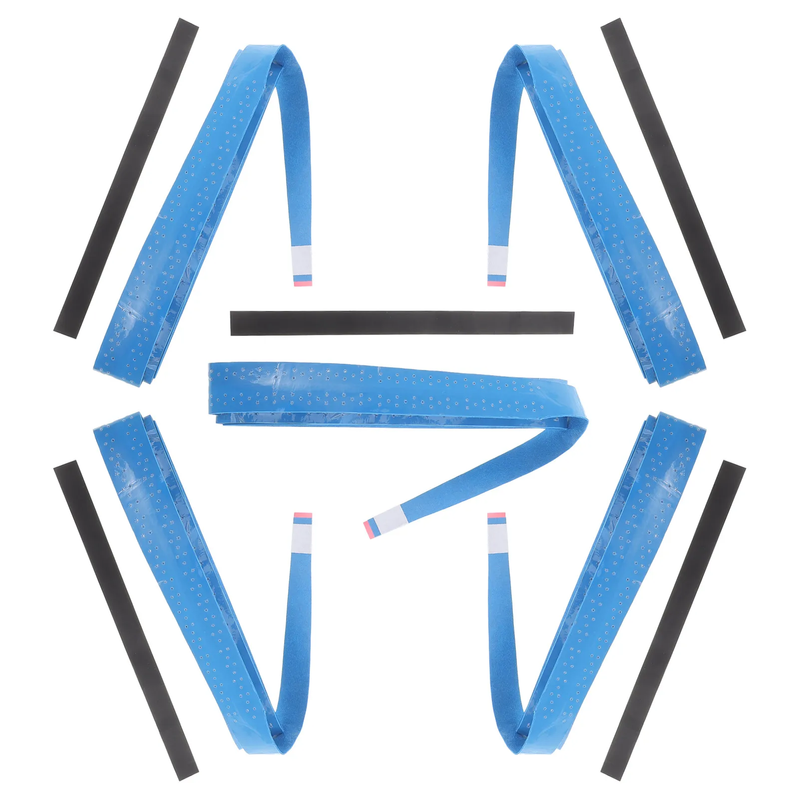 

5pcs Anti-slip Hand Tape Tennis Racket Paddle Wrap Badminton Grip Fishing Rod Bat Sweat-absorption Comfortable Portable