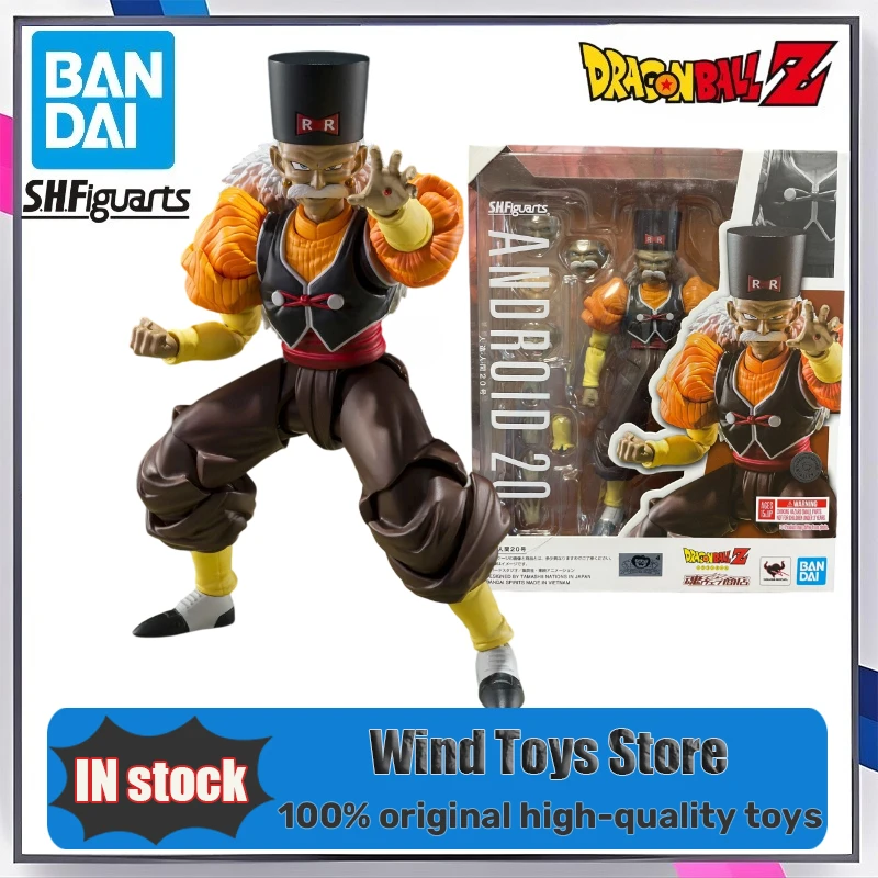 الأصلي بانداي S.H.Figuarts Dr.Gero أندرويد 20 SHF لعبة دراغون بول Z في المخزون أنيمي مجموعة من شخصيات الأكشن نموذج اللعب