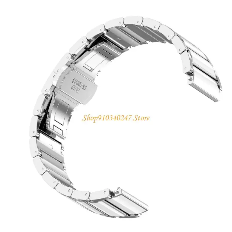 Q22A เซรามิคเหมือนสายนาฬิกาทดแทนสำหรับนาฬิกา Mini Smartwatch ผสมผสานความสะดวกสบายและความซับซ้อน