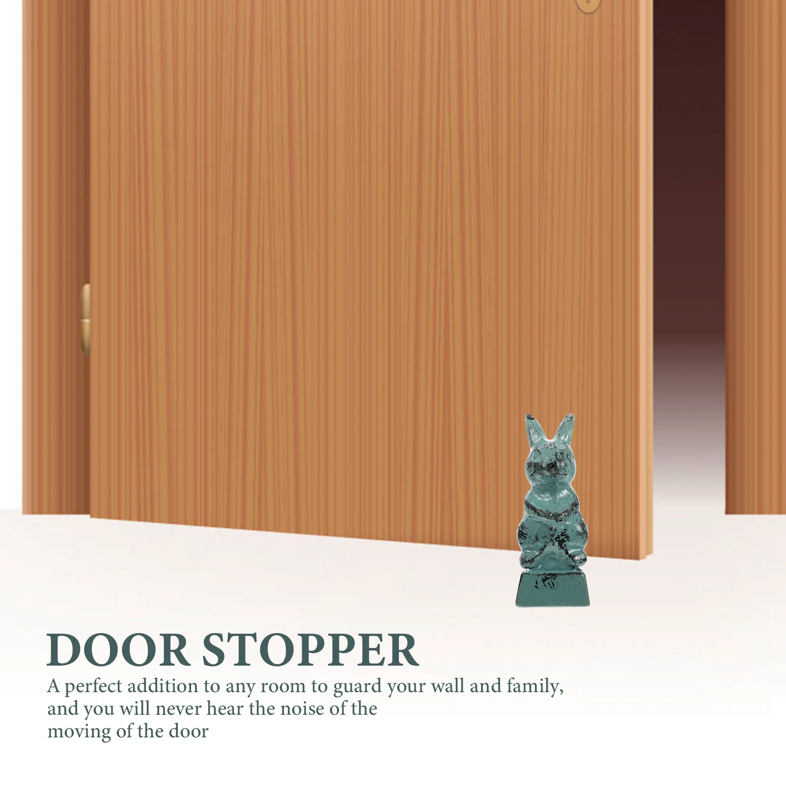 

Vintage Stopper Anti-Slip Wall Protector Nail Free Doorstop Block Cartoon Dog Wedge Security Stop Hardwood Floor Bedroom Stopper