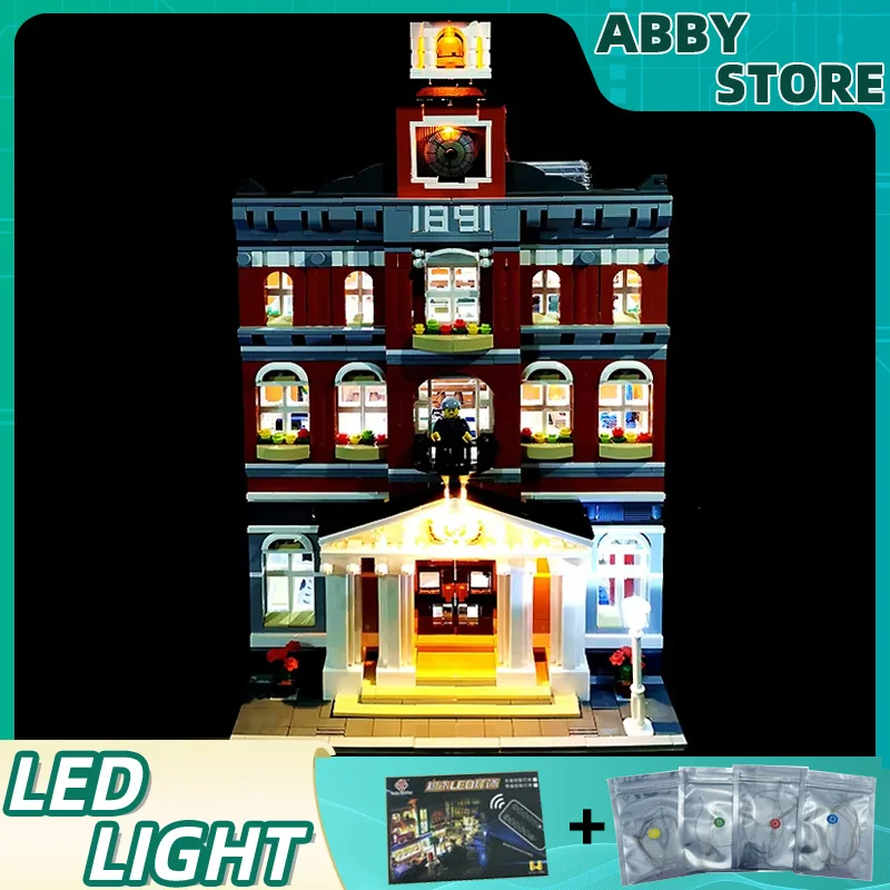 

DIY RC LED Light Kit For LEGO 10224 Town Hall (Only LED Light,Without Blocks Model)