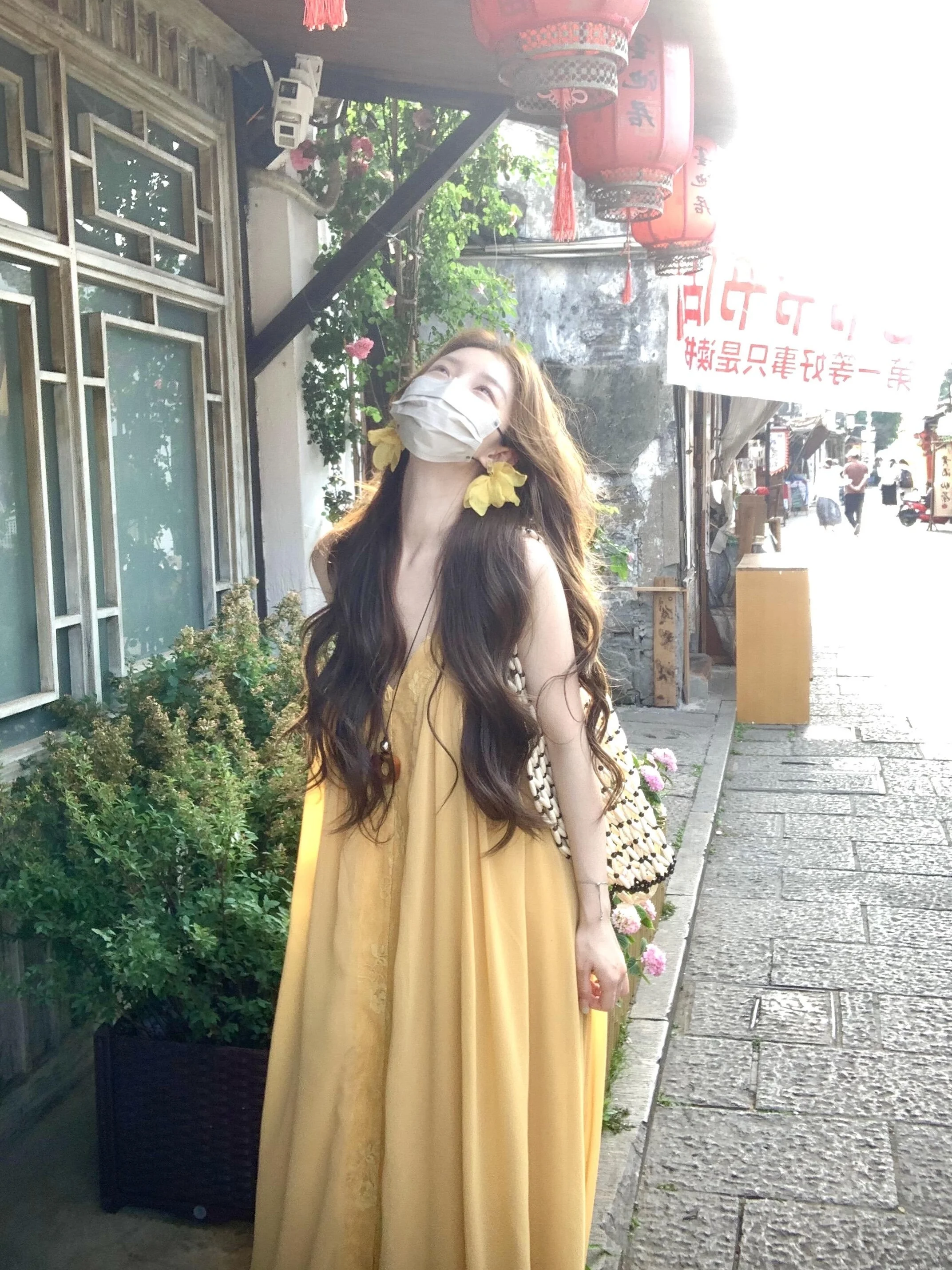 เดรส ชุดเดรสสตรี จิไร เคอิ ฤดูร้อน ผ้าโมดอล ทรงหลวม มีเชือกผูก สม็อค น้ำหนักเบา เรียบง่าย หวาน สดใส น่ารัก ฮาราจูกุ