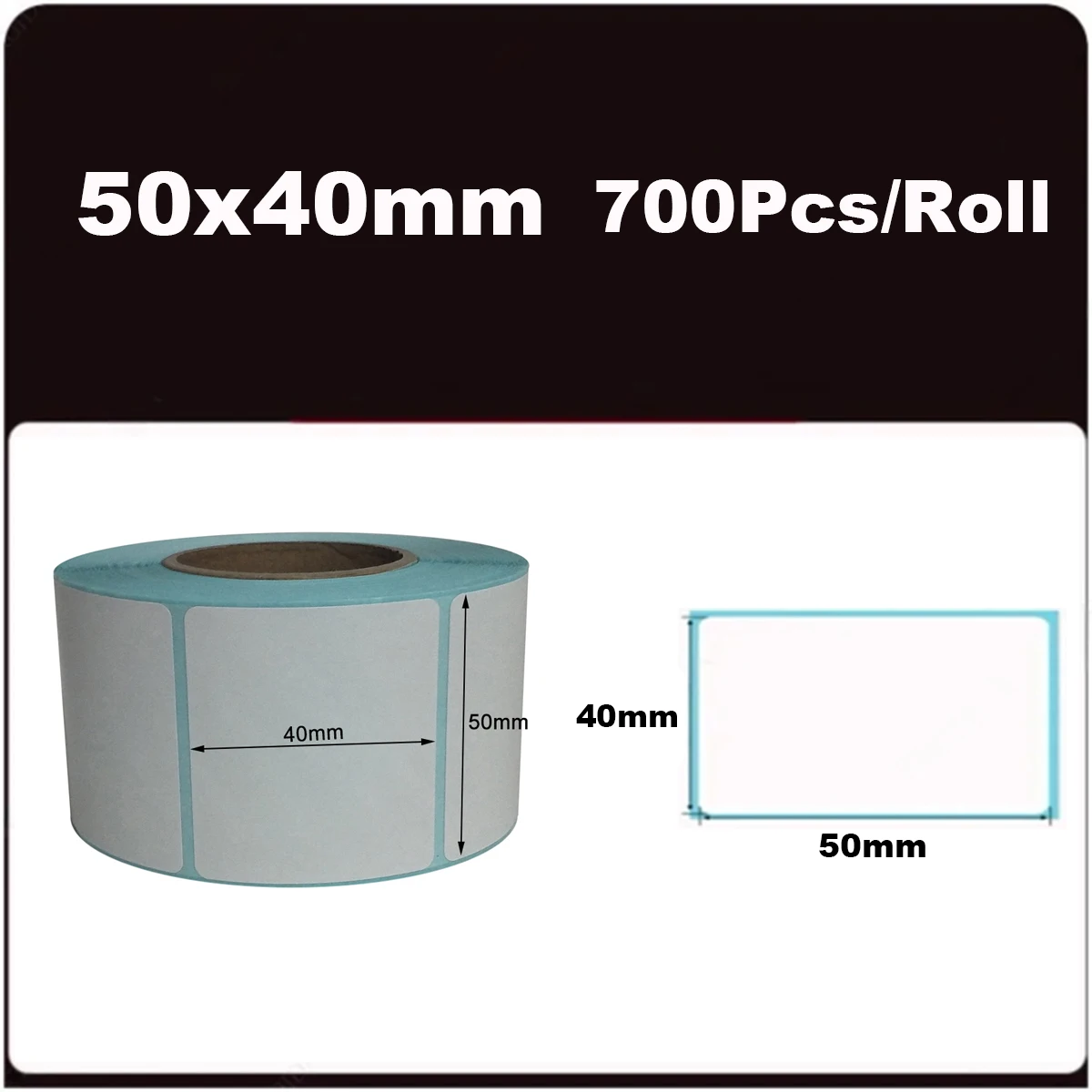 700 stks/rol 40*20/40*30/50*30mm Printbenodigdheden Thermisch Label Sticker Papier Waterdicht Supermarkt Prijs Blanco Label Direct Print
