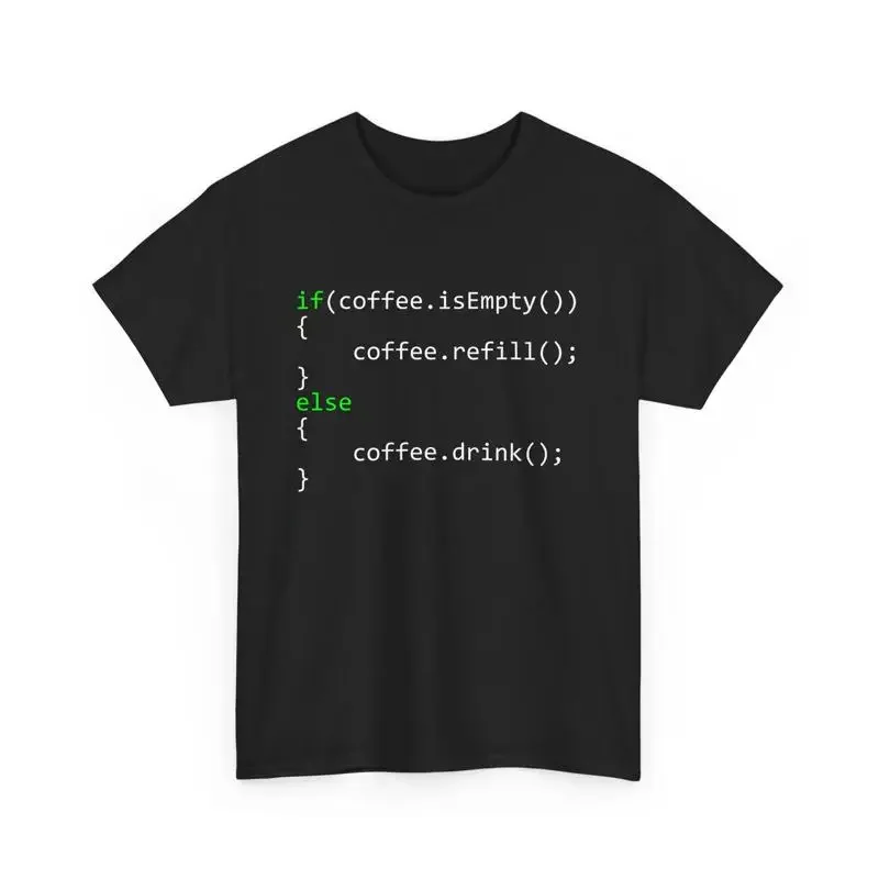 Computer Coder IT Coding Coffee Lover Programmer T shirt