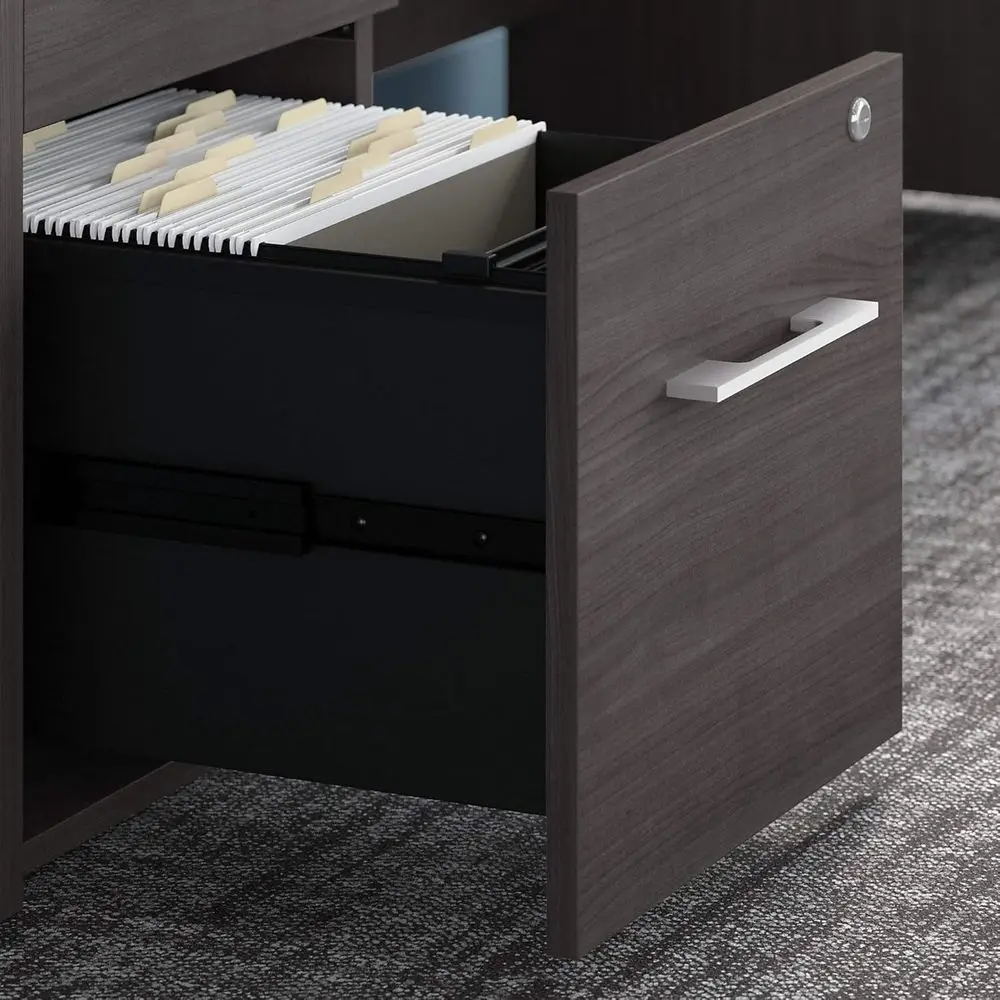 Gray 500 Series 3-Drawer Office File Cabinet - Assembled, 16 Wide