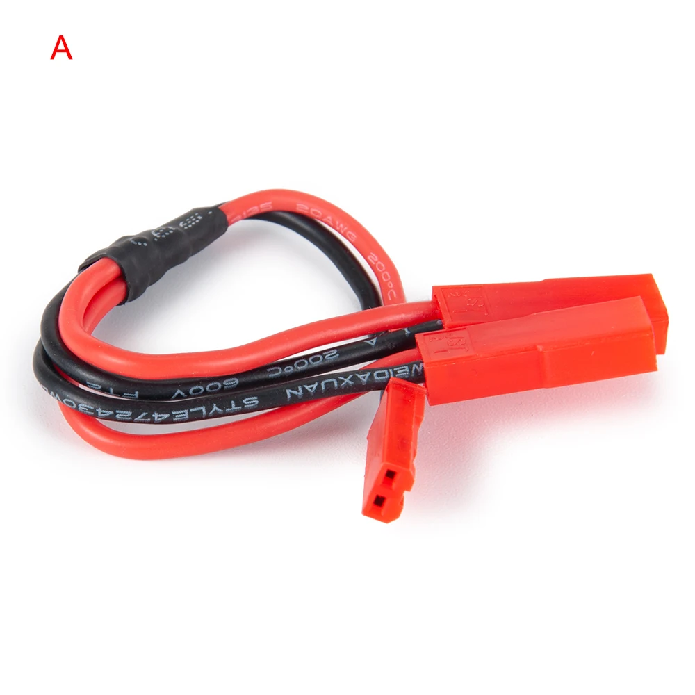 Yeahrun 1 a 2 cabo esc fonte de alimentação fiação externa jst para TRX-4 1/10 rc crawler carro atualização peças acessórios