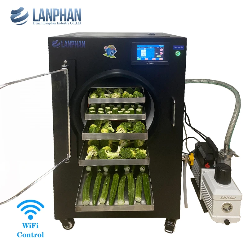 

For HFD-5 Home Freeze Dryer Machine for Food Processing 5-7KG Capacity 110V/220V for Start-Up Businesses