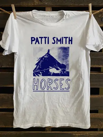 Men's Vintage Patti Smith *Horses* Album Cover T-Shirt – Punk Rock Fan Apparel  Matching Streetwear Shirts for Couples