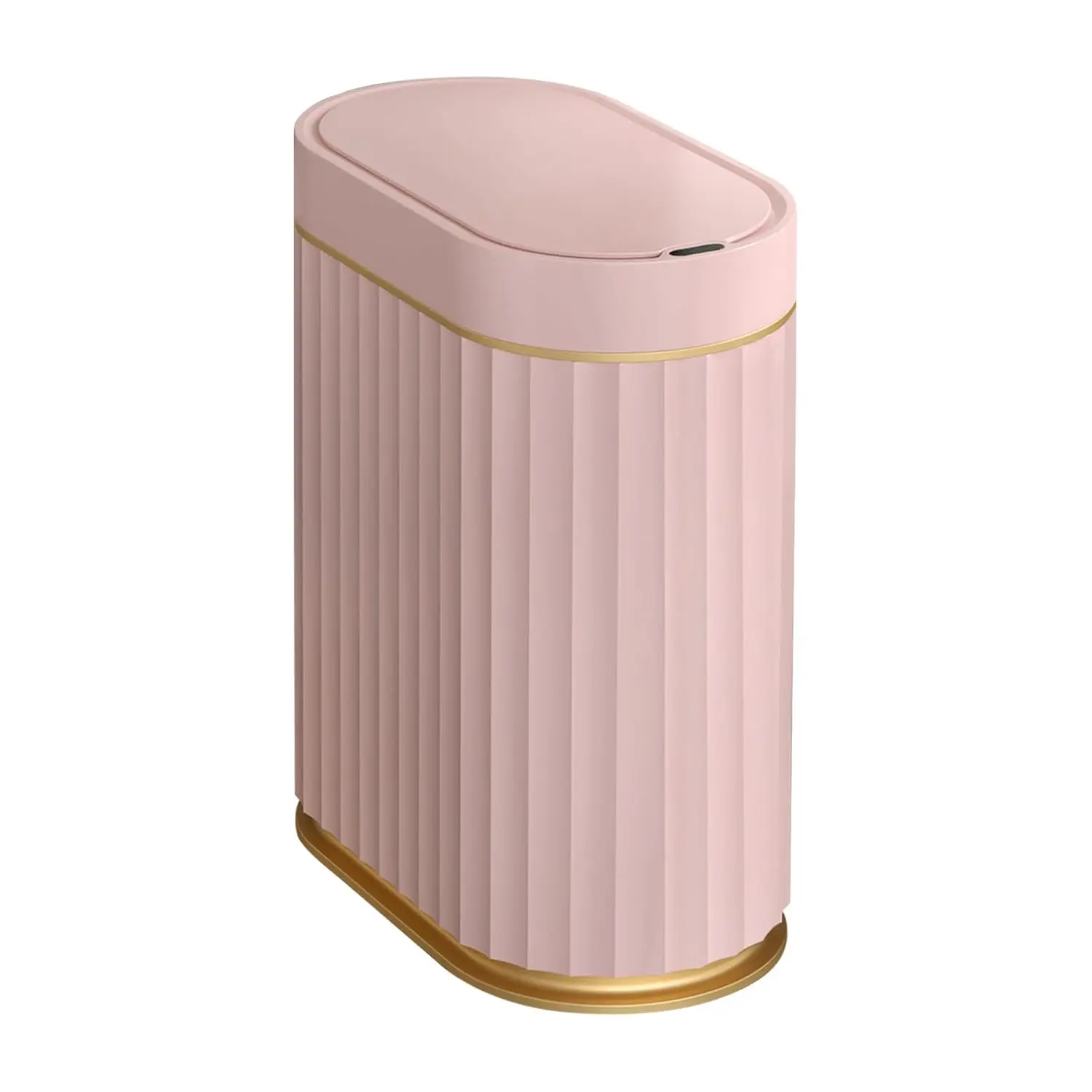 

Sensor Trash Can 2 Gallon Waterproof Motion Sensor Trash Can, Automatic Bathroom Trash Bin, Slim Garbage Can Pink Gold