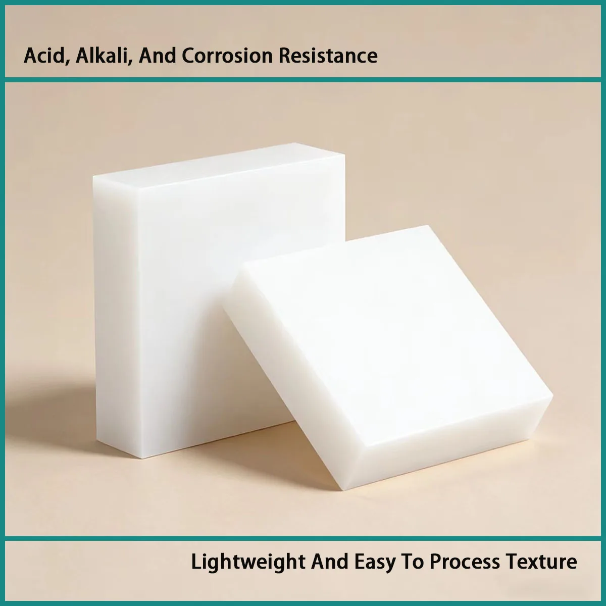 1-50mm thick white polypropylene board is used for environmental protection equipment, home decoration fixtures, etc