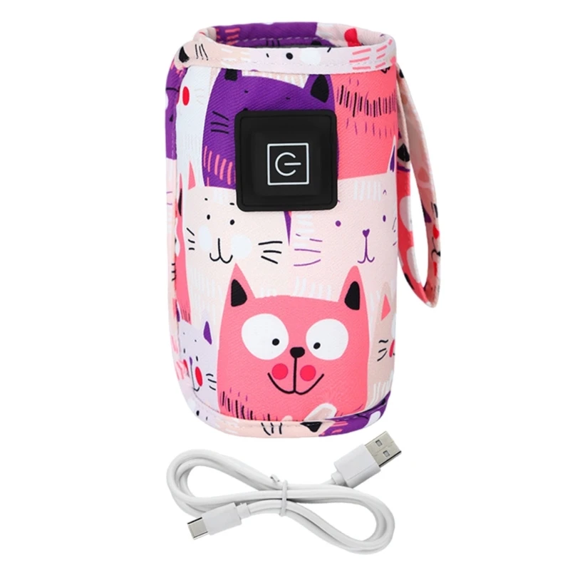 Sustentador calor para garrafa bebê pequena, bolsa aquecedora garrafa infantil, pano para viagem um dia, dropship