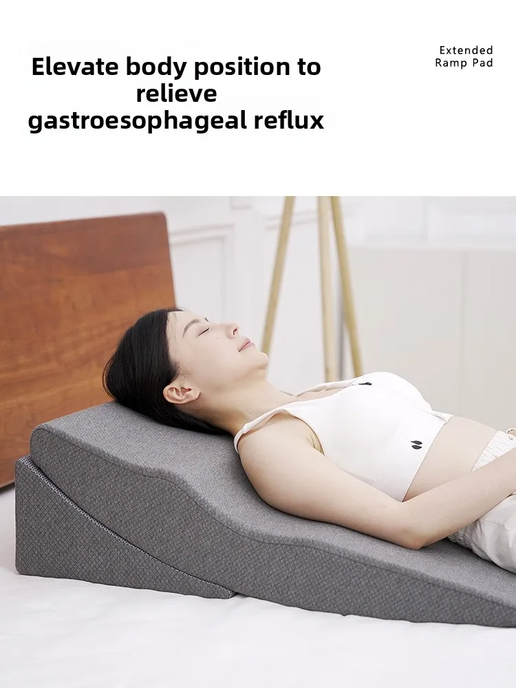 Gastroesophageal Reflux Prevention Slope Pillow for Esophagitis Adult Maternity Backrest Pad Side Sleeping Position Pad