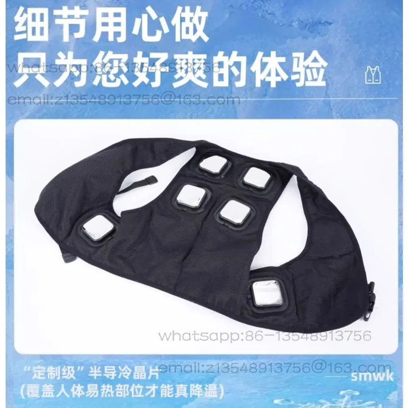 Semiconductor Heating and Refrigeration Vest Outdoor Portable Portable Intelligent Heating and Refrigeration Vest