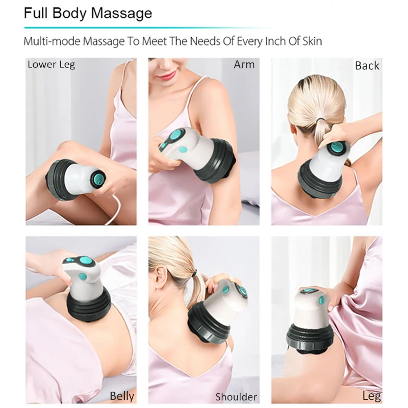 Anti-Cellulite Massager 4 IN 1 Infrared Electric Body Slimming&Relaxing Muscle 3D Roller Device Weight Loss Fat Remove Roller