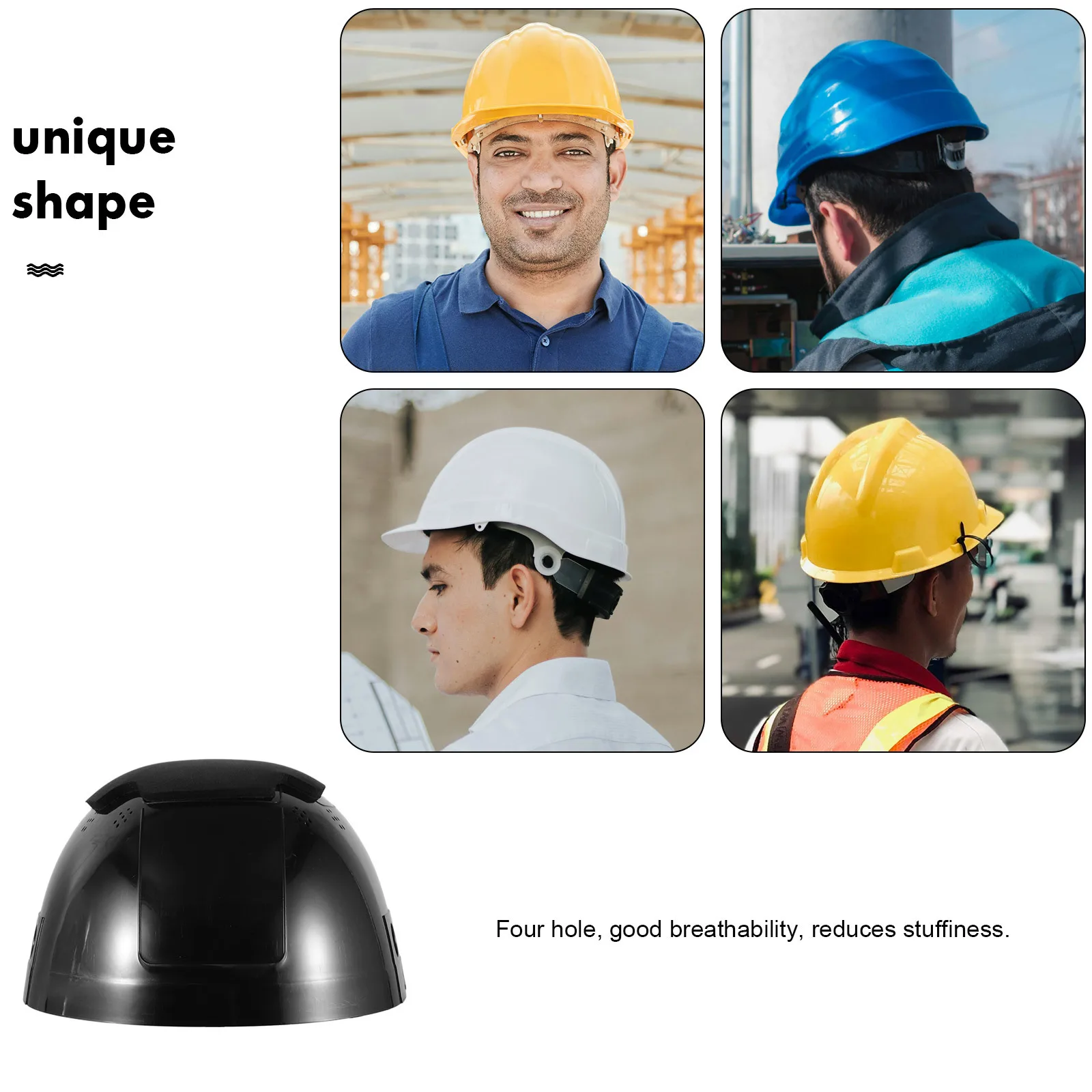 

Bump Cap Insert Compatible with Baseball Cap Safety High-Strength ABS Pe Material Protective Insert