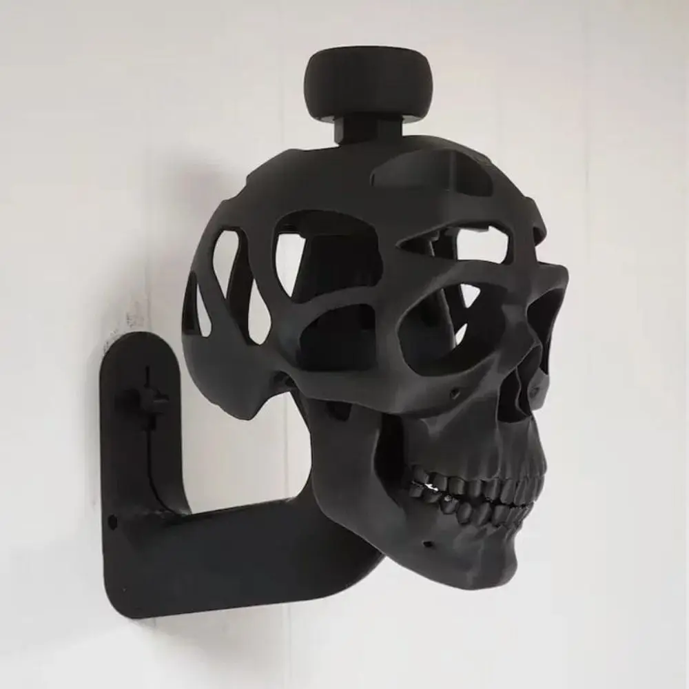 Creative Totenkopf Shape 3D Helmet Stand Resin Helmet Holder Helm Display Paket Halterung Home Decor