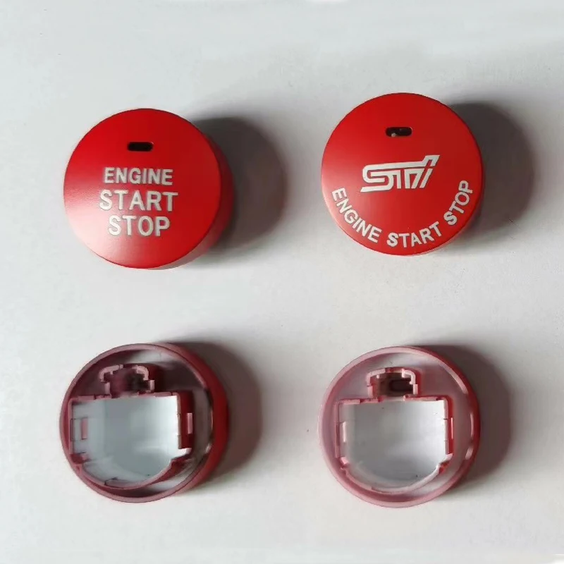 For Subaru Forester Impreza XV BRZ Outback STI GT WRX Crystal Car Engine Start Stop Switch Cover Ignition Button