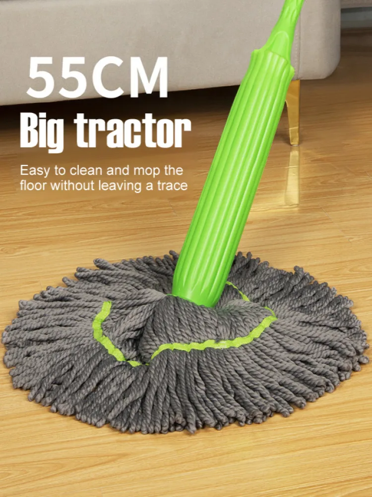 Retractable Large mopping head saves time and effort Household Cleaning Tools Storage Cleaning Absorbs water and removes stains