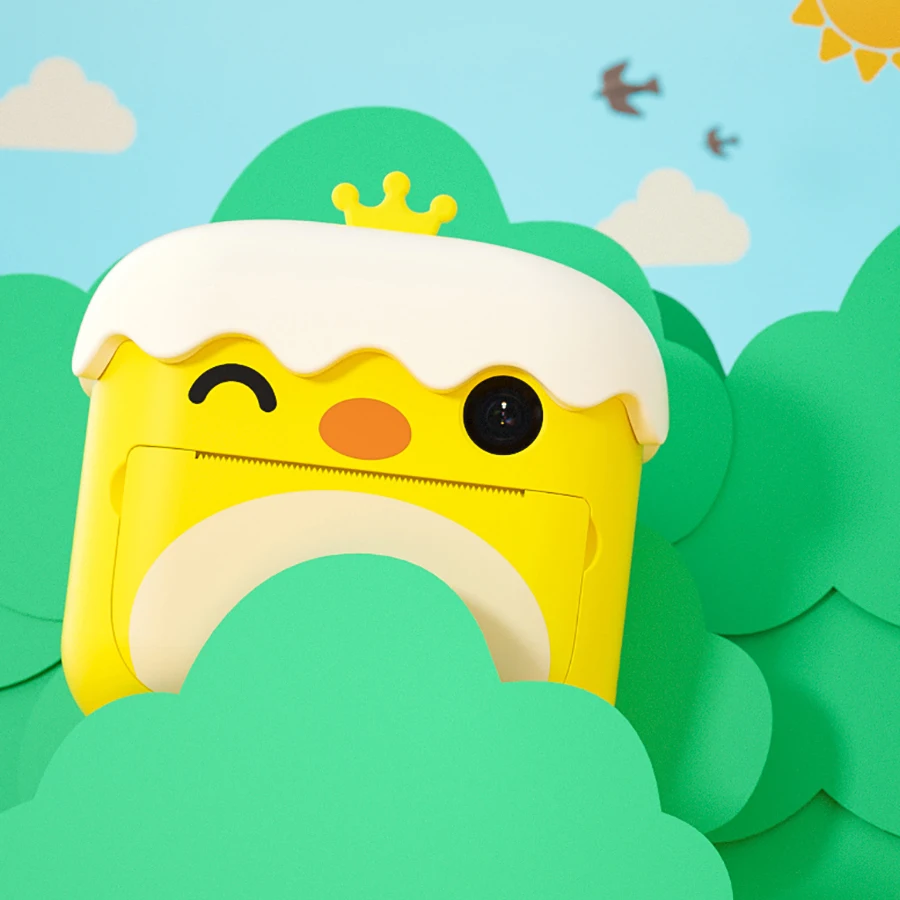 Kids Video Photo Digital Camera Instant Camera Video Thermal Printing Kids Photography Camera Birthday Gift