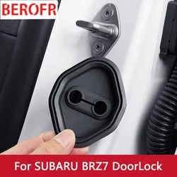 4pcs Car Door Mute cuscino di smorzamento Silicone Car Door Lock Buckle Cover per Subaru BRZ Toyota GR86 2021 2022 2023 2024 accessorio