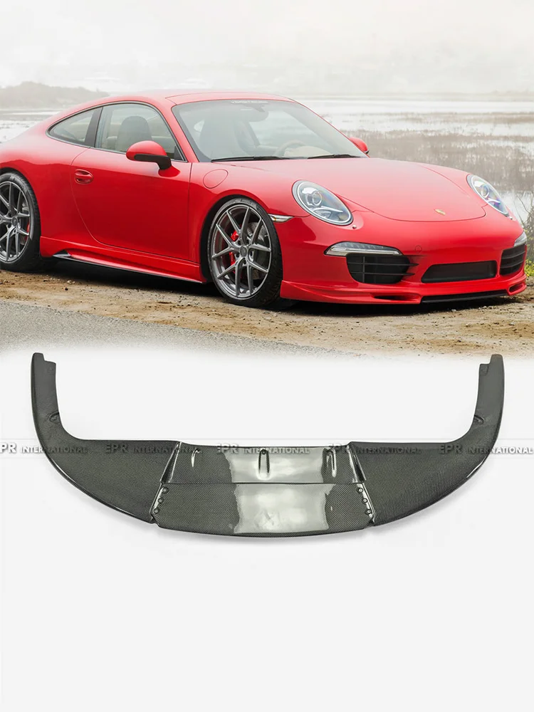 

For Porsche 911 991 Racing Style Front Lip - Aerodynamic Sport Exterior Trim