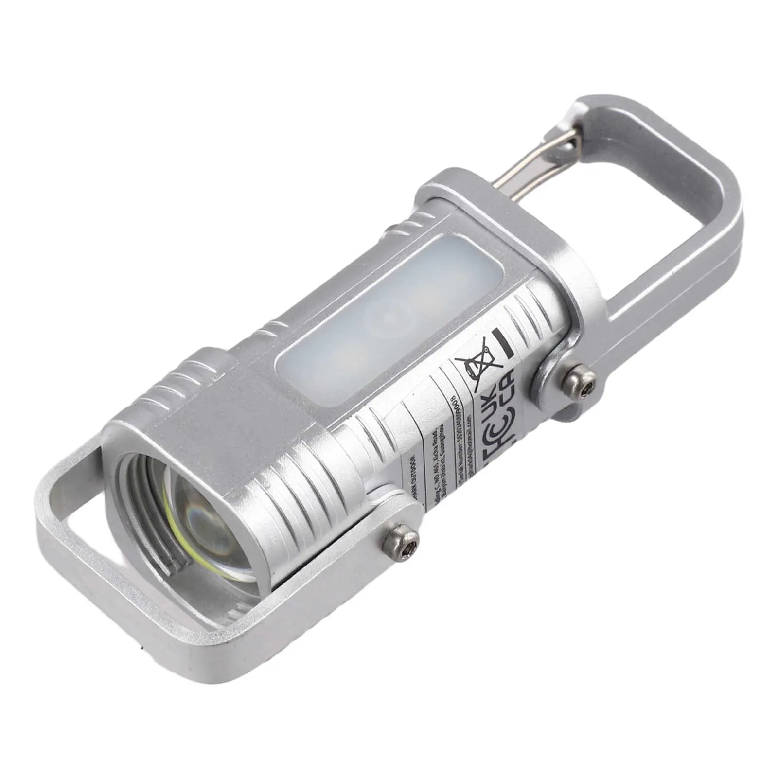 

Flashlight Rechargeable Keychain Life Waterproof Rating Light Source Power 10W Lighting Distance 15 Type-C Charging Port