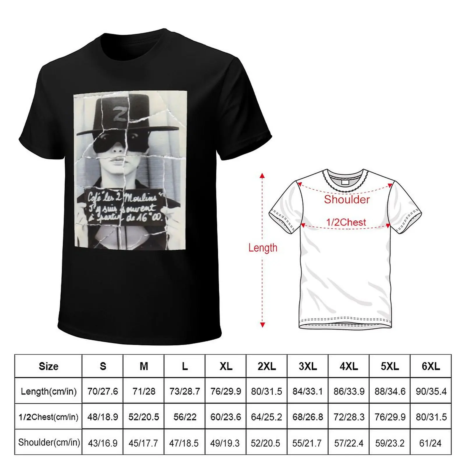 Amelie Photobooth Café des 2 Moulins French Movie T-Shirt UV Protection Outdoor Tee Shirt