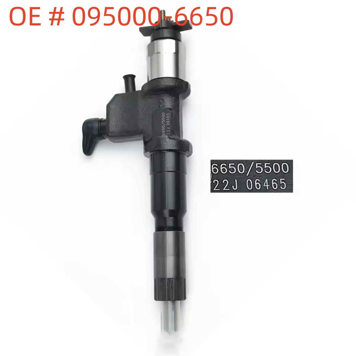 High quality New  095000-6650 0950006650 Fuel Injector for ISUZU 6WF1-TC 6WG1 8-98030550-4