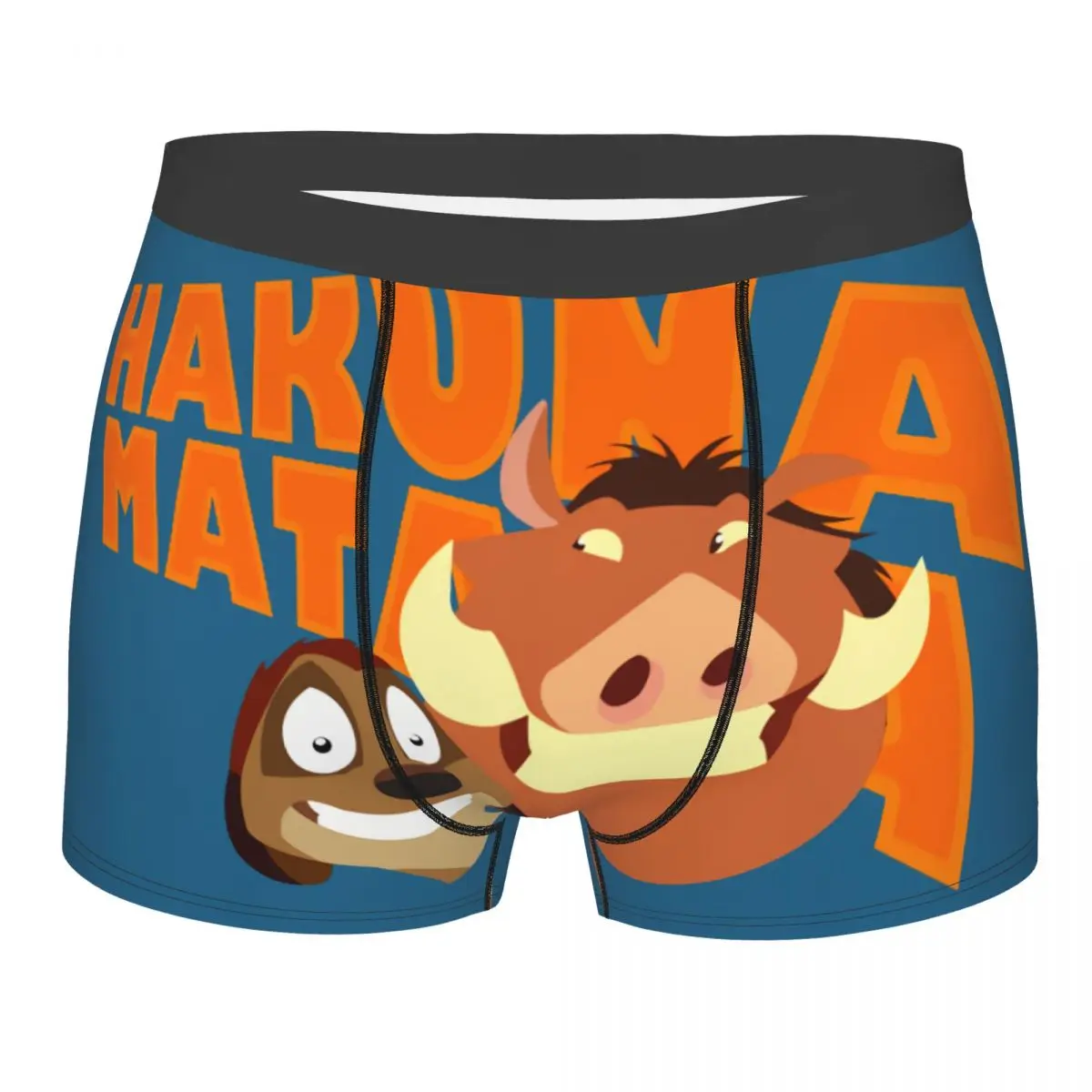 Hakuna Matata Timon And Pumbaa Disney｠The Lion King｠Film Underpants Cotton Panties Man Underwear Sexy Shorts Boxer Briefs